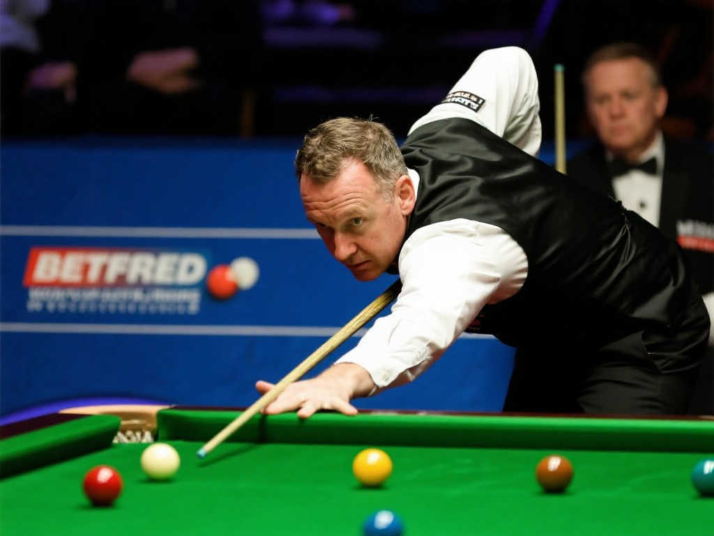 斯诺克世锦赛16强战：韦克林12-4大比分领先艾伦，第二阶段告一段落